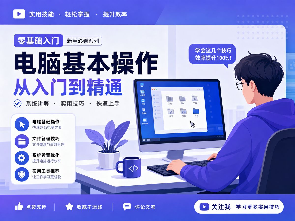 猎奇电脑技能动漫教程